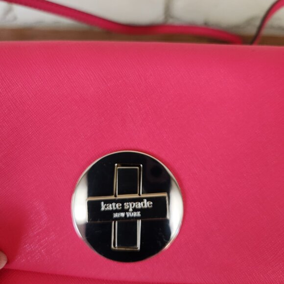Euc Kate Spade Newbury Lane Coral Crossbody Bag - Picture 8 of 12